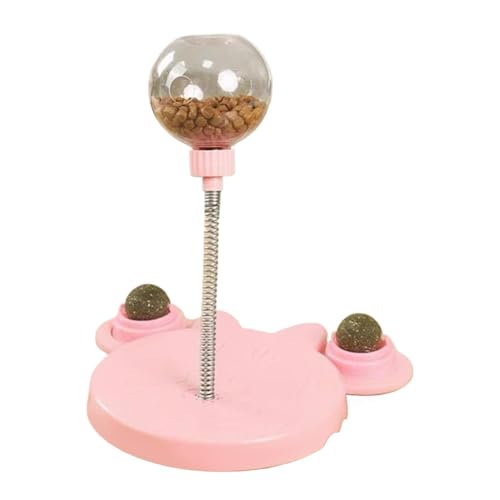 Katzen- und Hundefutter-Puzzle, langsamer Futterspender und Katzenminze, Katzenleckerli-Spender, Spielzeug, interaktiver Katzenminze-Spenderball, auslaufende Leckerlis, Haustier-Futterspender, Katzen- und Hundefutter-Puzzle, langsamer Futterspender und Katzenminze, Katzenleckerli-Spender, Spielzeug, interaktiver Katzenminze-Spenderball, auslaufende Leckerlis, Haustier-Futterspender, von Generisch