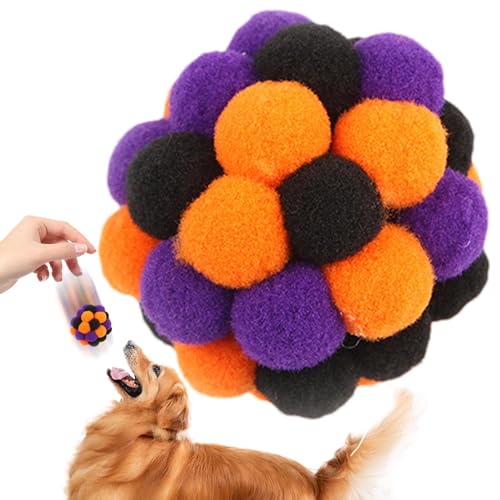 Katzenbälle Spielzeug - Plüsch Katzenspielzeug Ball | Bissfester Plüsch Katzenball Interaktives Spielzeug Trainingsball Spielzeug für Kleine Mittlere Katzen Haustiere von Generisch