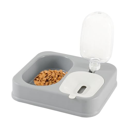 Katzenfutter- und Wasserspender-Set, Futternäpfe für Katzen - 2-in-1 Wasser- und Futternapf für Hunde,Double Dishes Bunny-Futter-Wasserspender-Set, automatischer Trinkflaschen-Futterspender für kleine von Generisch