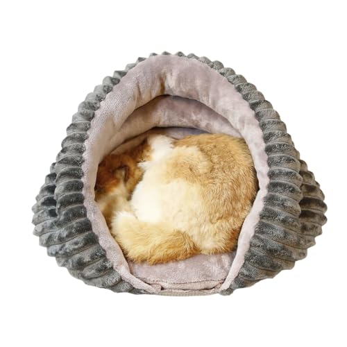 Katzenhaus mit Vordach – Warmes weiches Bett für Innenräume, beheizt, rutschfest, mit Tunnel, für Zuhause, Winter, Balkon, Outdoor, Schlafzimmer, Reisen Katzenhaus mit Vordach – Warmes weiches Bett für Innenräume, beheizt, rutschfest, mit Tunnel, für Zuhause, Winter, Balkon, Outdoor, Schlafzimmer, Reisen von Generisch