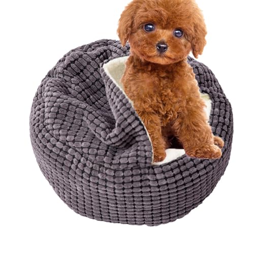 Katzenhöhlenbett, Schlafnest für den Innenbereich, weich, waschbar, gemütliches und bequemes Design, kompakt, ideal für kleine bis mittelgroße Katzen und Hunde, Heimtierbedarf Katzenhöhlenbett, Schlafnest für den Innenbereich, weich, waschbar, gemütliches und bequemes Design, kompakt, ideal für kleine bis mittelgroße Katzen und Hunde, Heimtierbedarf von Generisch