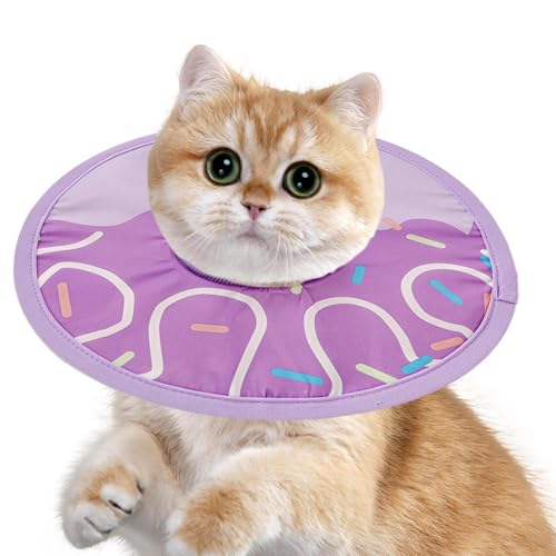 Katzenkegel, faltbarer Halskegel, 8,5 cm, wasserabweisend, elisabethanisches Halsband, bequemer Hals-Donut, weich, verstellbar für Haustierzubehör, kleine Kätzchen, Genesung von Katzen Katzenkegel, faltbarer Halskegel, 8,5 cm, wasserabweisend, elisabethanisches Halsband, bequemer Hals-Donut, weich, verstellbar für Haustierzubehör, kleine Kätzchen, Genesung von Katzen von Generisch