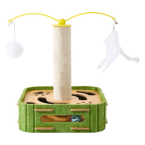 Katzenkratzpost, Katzenpostkratzer | Katzenkratzerpfosten mit Bällen - Unterhaltungsvorräte, Kitten Interactive Toys, Training Activity Center für Erwachsene Katzen, Welpen Katzenkratzpost, Katzenpostkratzer | Katzenkratzerpfosten mit Bällen - Unterhaltungsvorräte, Kitten Interactive Toys, Training Activity Center für Erwachsene Katzen, Welpen von Generisch