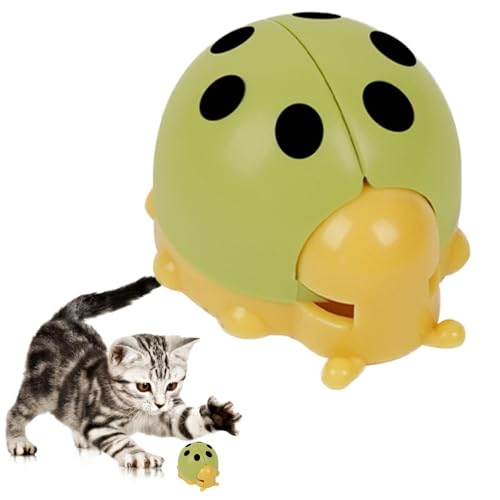 Katzenminze-Bälle für Katze | Klebende Marienkäferform Katzenminze Wandball - Essbarer Spielzeugball mit Katzenminze, Katzen-Zahnspielzeug für drinnen und draußen Katzenminze-Bälle für Katze | Klebende Marienkäferform Katzenminze Wandball - Essbarer Spielzeugball mit Katzenminze, Katzen-Zahnspielzeug für drinnen und draußen von Generisch