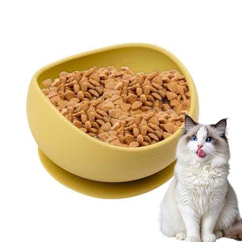 Katzennapf | rutschfeste Katzenschüssel,Schüssel mit Saugnäpfen und Spillschutzrand für Nass- und Trockenfutter geeignet für Kitten Welpen und Hunde Katzennapf | rutschfeste Katzenschüssel,Schüssel mit Saugnäpfen und Spillschutzrand für Nass- und Trockenfutter geeignet für Kitten Welpen und Hunde von Generisch