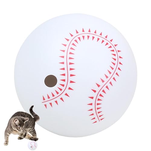 Katzenspielzeug-Ball, interaktiver Ball für Indoor-Katzen, interaktiver Katzenball, lustiges Kätzchen-Ball, Spielzeug, Katzenminze, Übungsspielzeug, klassisches Katzenballspielzeug für von Generisch