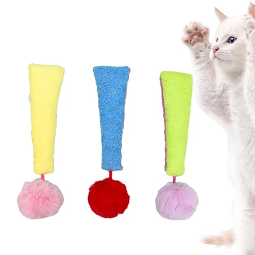 Katzenspielzeug mit Katzenminze, interaktives Katzenspielzeug,Kreatives Katzenspielzeug für den Innenbereich, Katzen-Plüschspielzeug - Mehrzweck-Katzenspielzeug, Kissen, interaktives Katzenspielzeug f von Generisch