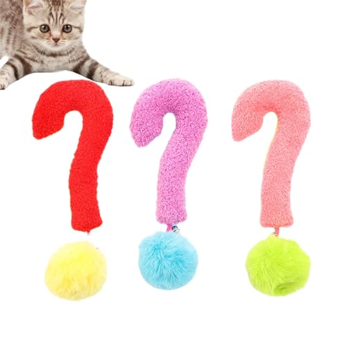 Katzenspielzeug mit Katzenminze, interaktives Katzenspielzeug | Bunte süße Katzenminze-Plüschtiere, Katzen-Plüschspielzeug,Mehrzweck-Katzenspielzeug, Kissen, interaktives Katzenspielzeug für Haustiere von Generisch