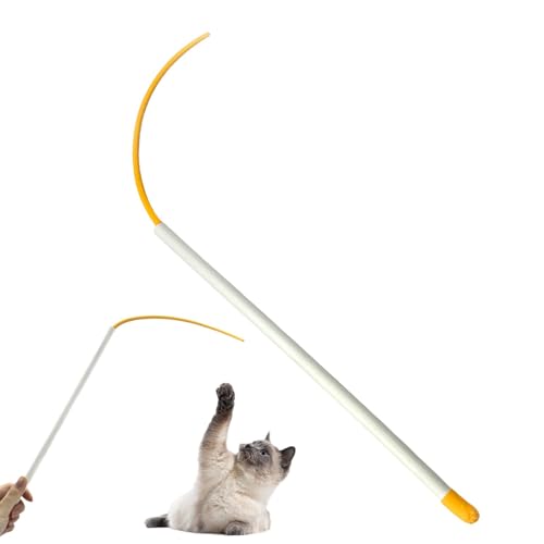 Katzenstab-Spielzeug für Indoor-Katzen, 50,8 cm, Mäuseschwanz-Spielzeug, Zauberstab, Katzenspielzeug, Stab, Katzenangeln, multifunktionales Indoor-Katzenspielzeug, interaktives Katzenspielzeug für von Generisch