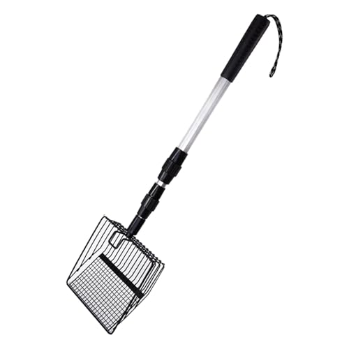 Katzenstreu Sifter Scoop Long Griff, langer Griff Katzenstreu Scoop - Pet Chicken Sifting Poop abnehmbare Schaufel,Verstellbares Fine Mesh Chicken Poop Scooper für große Klumpen von Multi-Cat-Familien von Generisch