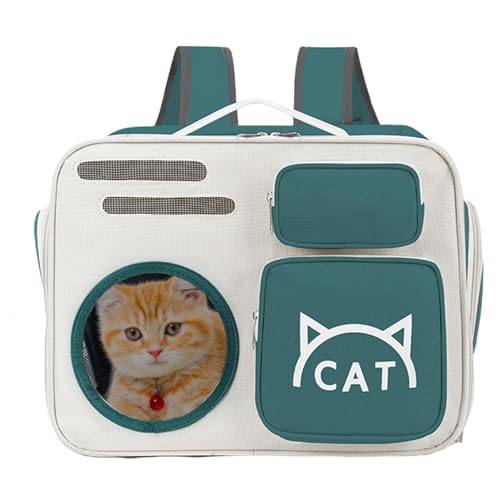 Katzentrage-Rucksack, Haustier-Reisetrage, Hundeträger-Katzenrucksack, Niedliche Katzen-Reisetasche, Tragetasche, Haustier-Tragetasche, Kätzchen-Rucksack, Haustier-Rucksack für Katzen/Welpen und klein von Generisch