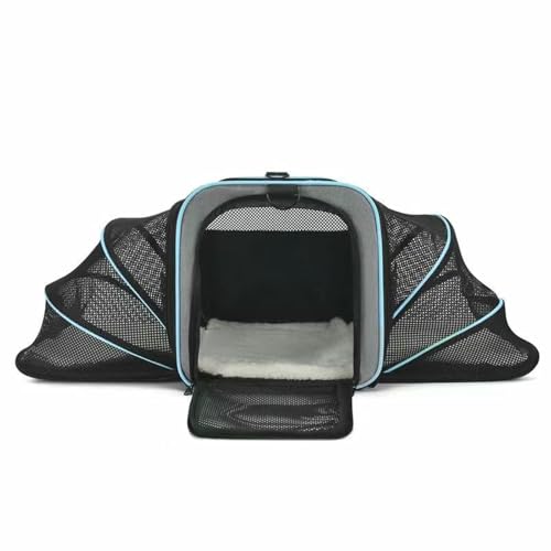 Katzentragetasche, atmungsaktiv, erweiterbar, große Kapazität, Haustier-Transporttasche für Katzen, komfortables Crossbody-Design, ideal für Reisen und den Außenbereich Katzentragetasche, atmungsaktiv, erweiterbar, große Kapazität, Haustier-Transporttasche für Katzen, komfortables Crossbody-Design, ideal für Reisen und den Außenbereich von Generisch