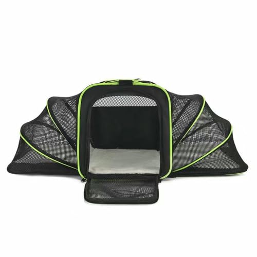 Katzentragetasche, atmungsaktiv, erweiterbar, große Kapazität, Haustier-Transporttasche für Katzen, komfortables Crossbody-Design, ideal für Reisen und den Außenbereich Katzentragetasche, atmungsaktiv, erweiterbar, große Kapazität, Haustier-Transporttasche für Katzen, komfortables Crossbody-Design, ideal für Reisen und den Außenbereich von Generisch