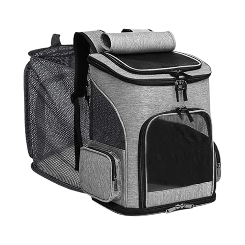 Katzentragetasche, erweiterbar, faltbar, weiche Seiten, Haustier-Reiserucksack, atmungsaktive Katzentasche für Spaziergänge im Freien, Tierarztbesuche, Fellpflege, Camping, Flüge, den täglichen Katzentragetasche, erweiterbar, faltbar, weiche Seiten, Haustier-Reiserucksack, atmungsaktive Katzentasche für Spaziergänge im Freien, Tierarztbesuche, Fellpflege, Camping, Flüge, den täglichen von Generisch