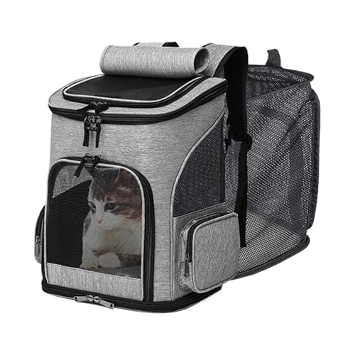 Katzentransportbox | Ausziehbare Und Tragbare Katzentasche | Haustierzubehör Für Reisen Auto Tierarzt Flugzeug Outdoor Aktivitäten Katzentransportbox | Ausziehbare Und Tragbare Katzentasche | Haustierzubehör Für Reisen Auto Tierarzt Flugzeug Outdoor Aktivitäten von Generisch