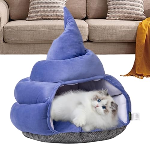 Katzenversteck in Kotform, Katzenbett, Höhle, Hundehütte für kleine Hunde, weiche Katzenhütte mit einzigartigem Kotform-Design, Haustierzelt, Höhlenbett, einzigartige Kotform von Generisch