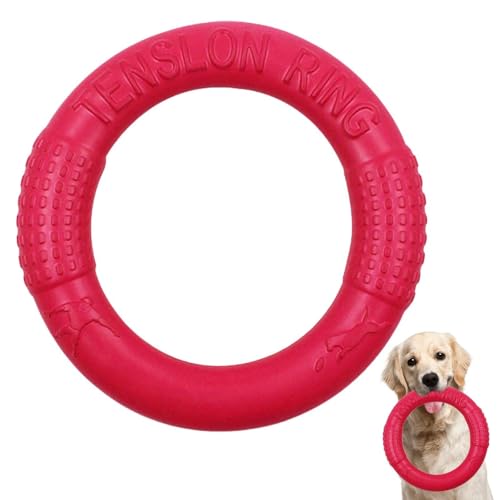 Kauring für Hunde – Fliegender Ring, Outdoor-Abzieher, Hundespielzeug, Apportierspielzeug und Tauziehen, Hundespielzeug für mittelgroße und große Hunde, interaktives Pool-Spielzeug, Hundering für von Generisch