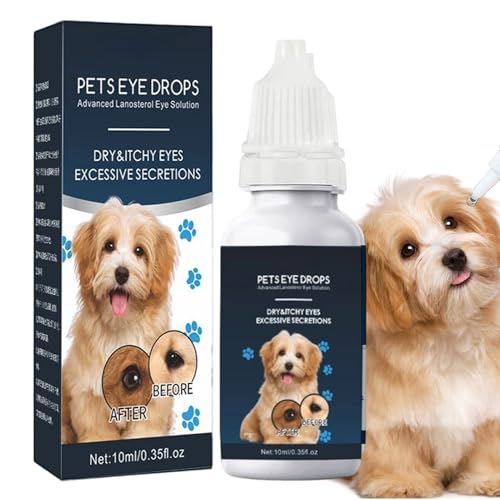 Kitten Augentropfen - 10 Ml Augenreiniger Für Hunde | Tränenflecken Entferner Bei Juckreiz Und Irritation Für Welpen Und Kleintiere Kitten Augentropfen - 10 Ml Augenreiniger Für Hunde | Tränenflecken Entferner Bei Juckreiz Und Irritation Für Welpen Und Kleintiere von Generisch