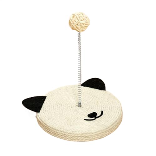 Kitten Scratch Post - Cat Activity Tower, Katzenkratzer für Kätzchen, interaktiver Sisal -Kopfform -Stick | Protektor für Hausmöbel, Spielzeug für mentale körperliche Bewegung, eingebaute Glocke für I von Generisch