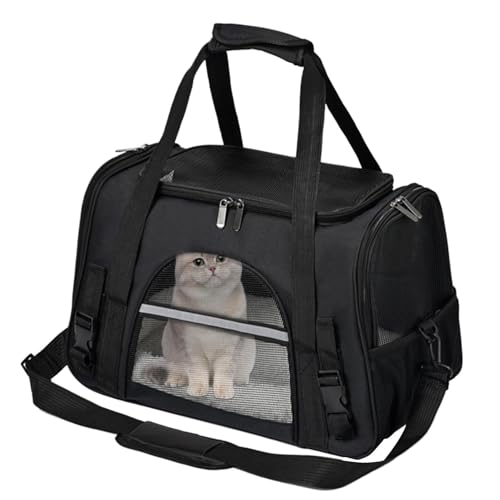 Kleine Hundetragetasche | Haustier Schultertasche | Auto Haustier Tragbare Umhängetasche Kleine Haustier Reisetasche Atmungsaktive Haustier Tragetasche für Kleintiere von Generisch