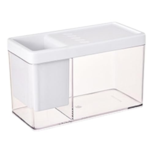 Kleines Aquarium - Minii -Fischtank Winziges Aquarium | Betta -Fischtank, Transparenter Rechteckiger Fischtank, Moderner Kompakter Transparenter Tank, Nano -Glasaquarium, Minii -Fischschale Fü von Generisch