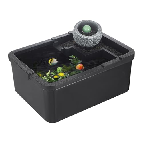 Kleines Aquarium mit Filter und Licht, kleines antikes Aquarium mit USB-Pumpe und Licht für Aquaponik, Riff, Quallen, Betta, Schreibtisch, Bücherregal, Schlafzimmer, Krankenhaus, Studio Kleines Aquarium mit Filter und Licht, kleines antikes Aquarium mit USB-Pumpe und Licht für Aquaponik, Riff, Quallen, Betta, Schreibtisch, Bücherregal, Schlafzimmer, Krankenhaus, Studio von Generisch