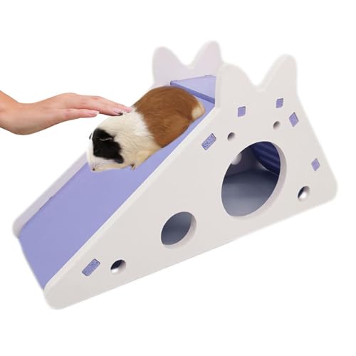 Kleines Hamsterhaus | Kletterleiter Rutsche für Hamster Versteck, Spielzeug für Hamsterhaus, Rutsche für Kleintiere Gerbil House Käfig Kleines Hamsterhaus | Kletterleiter Rutsche für Hamster Versteck, Spielzeug für Hamsterhaus, Rutsche für Kleintiere Gerbil House Käfig von Generisch