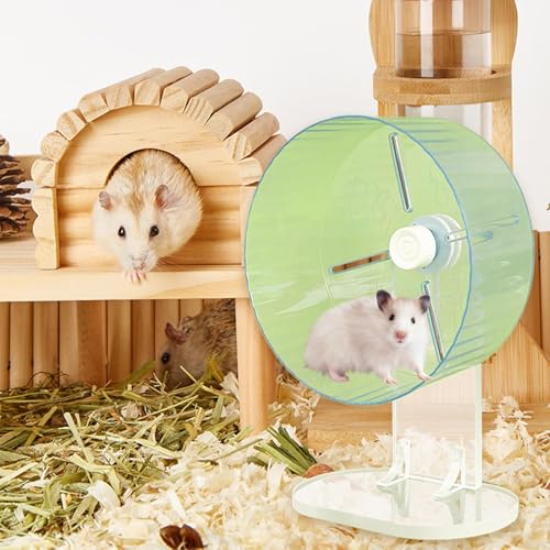 Kleines Hamsterrad, Hamsterrad - Tiere Spinner Rad Toys,Ruhige Acryl -Kleinhäuten Spinner Hamster Laufzubehör Spielzeug für Rennmäuse Mäuse von Generisch