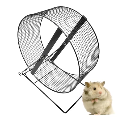 Kleines Hamsterrad – leises Laufrad für Kleintiere, Hamster-Laufrad, lustiges Hamsterspielzeug für Hamster, Mäuse, Rennmäuse von Generisch