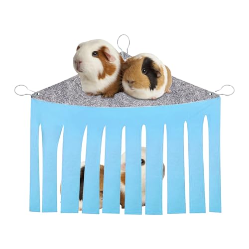 Kleintier-Hängematte – Eichhörnchenversteck – Versteck Lebensraum Käfig Spielplatz für Kleintiere Chinchilla Hamster Versteck Kleintier-Hängematte – Eichhörnchenversteck – Versteck Lebensraum Käfig Spielplatz für Kleintiere Chinchilla Hamster Versteck von Generisch
