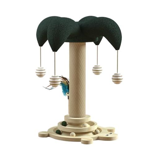 Kratzbaum Kratzbaum Sisal Kletterturm mit verschleißfesten Pfosten, eingebauter Drehbahn und rollendem Ball, interaktive Katzenmöbel zum Spielen und Ausruhen im Wohnungsleben Kratzbaum Kratzbaum Sisal Kletterturm mit verschleißfesten Pfosten, eingebauter Drehbahn und rollendem Ball, interaktive Katzenmöbel zum Spielen und Ausruhen im Wohnungsleben von Generisch