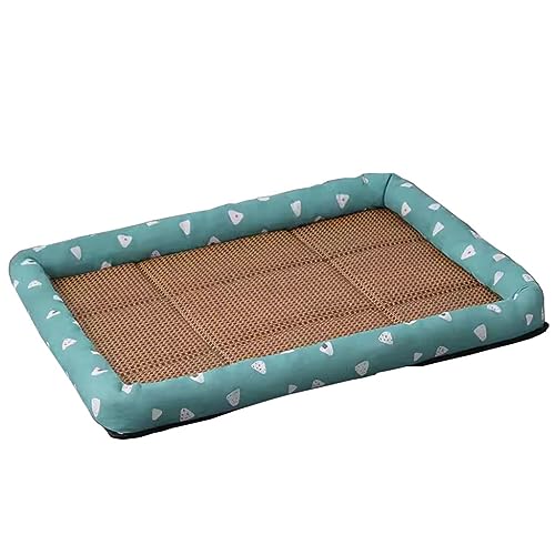 Kühlmatte für Hunde, waschbar, für Hunde und Katzen, selbstkühlende Decke, geeignet für Zwinger, flache Nudeln und Bett (Farbe: A1, Größe: 90 x 65 cm) von Generisch