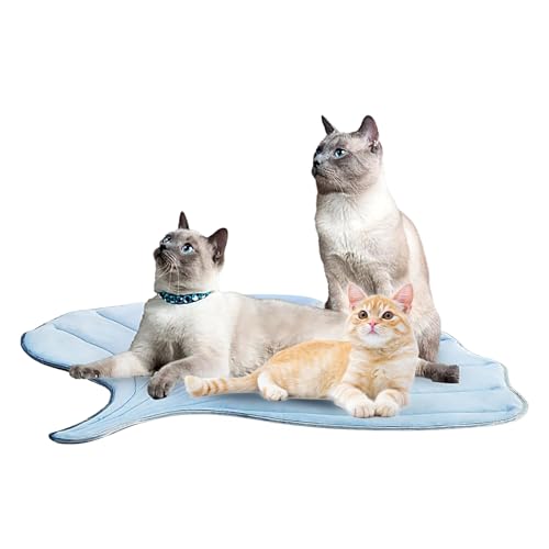 Kühlmatte für Hunde, waschbar, tragbar, für Hunde, Kätzchen, Kühlkissen, atmungsaktiv, tragbare Decke, pflanzenförmiges Bett, rutschfestes Haustierzubehör für alle Rassen, Kätzchen, Welpen, kleine Kühlmatte für Hunde, waschbar, tragbar, für Hunde, Kätzchen, Kühlkissen, atmungsaktiv, tragbare Decke, pflanzenförmiges Bett, rutschfestes Haustierzubehör für alle Rassen, Kätzchen, Welpen, kleine von Generisch