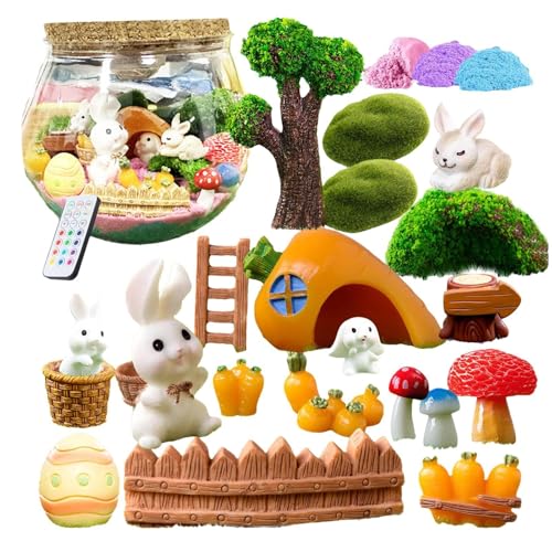 Kunst- und Bastelset für Kinder, Terrarium-Set für Kinder, tragbares Terrarium-Set, multifunktionales Terrarium-Set, Bastelset für Kinder, Terrarium-Set, Terrarium mit Licht, Terrarium-Bastelset, von Generisch