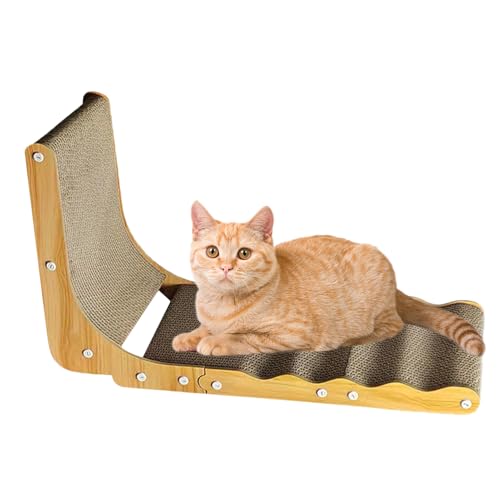 L-Förmiges Kratzbrett Für Katzen, Katzenkratzbrett Krallenpflege, Interaktives Spielzeug Zur Förderung Von Intelligenz & Bewegung Bei Jungkatzen L-Förmiges Kratzbrett Für Katzen, Katzenkratzbrett Krallenpflege, Interaktives Spielzeug Zur Förderung Von Intelligenz & Bewegung Bei Jungkatzen von Generisch