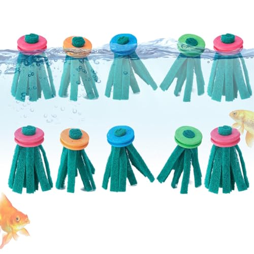 Laich-Mopp, Zuchtmopp für Aquarium, wiederverwendbarer Schaumstoff-Ring, Schrubber, Werkzeug-Set für , Regenbogen, Schildkröten, Amphibien im Wassertank Laich-Mopp, Zuchtmopp für Aquarium, wiederverwendbarer Schaumstoff-Ring, Schrubber, Werkzeug-Set für , Regenbogen, Schildkröten, Amphibien im Wassertank von Generisch