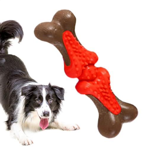 Langlebiger Hundespielzeug - Harter Kauknochen für Welpen & Erwachsene Hunde | Bissbeständiges Haustierspielzeug für große und mittelgroße Rassen, Puppy Care Toy, Zähneputzkauspielzeug für Star von Generisch