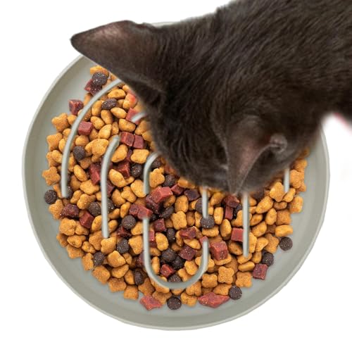 Langsamer Futterspender für Katzen, Trockenfutter, langsamer Futterspender für Welpen, Silikonfutterhalter, gesunde Ernährung, runde Schale für drinnen und draußen, gewürfelter Hühner-Frischkäse Langsamer Futterspender für Katzen, Trockenfutter, langsamer Futterspender für Welpen, Silikonfutterhalter, gesunde Ernährung, runde Schale für drinnen und draußen, gewürfelter Hühner-Frischkäse von Generisch