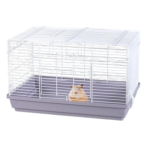 Large Hamster Cage, Portable Hedgehog Hideaway, 47x30x30cm/18.5x11.81x11.81 inches Ventilated Small Animal Habitat with Detachable Bottom, Ideal for Sleeping and Pet Cage von Generisch