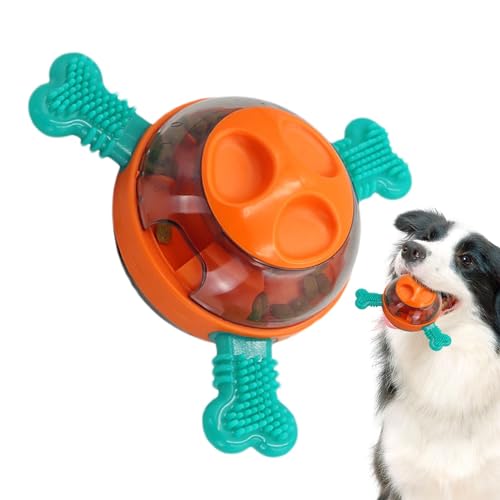 Leckerli-Ball für Hunde, wiederverwendbar, auslaufendes Spielzeug für Snacks, Kekse, Trockenfutter von Generisch