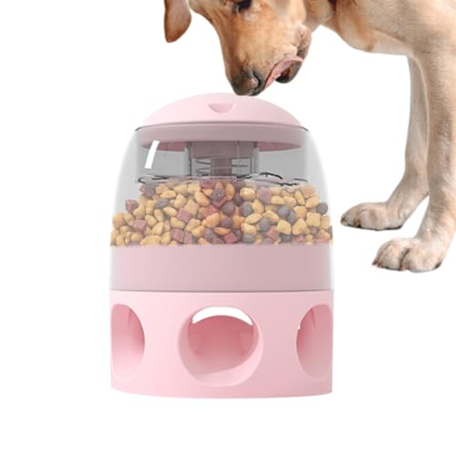 Leckerli-Dosierung Hundespielzeug - Pet Slow Feeder | Slow Feeder Treat Ball für Hunde | Einstellbarer Schwierigkeitsgrad Anreicherung Spielzeug | Interaktives Hundespielzeug Ideal für geistige von Generisch