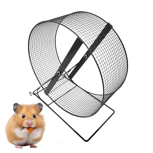 Leises Hamsterrad – Laufrad für Kleintiere, Hamster-Laufrad, lustiges Hamsterspielzeug für Hamster, Mäuse, Rennmäuse von Generisch