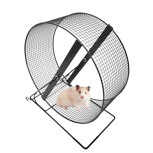 Leises Hamsterrad – leises Kleintier-Laufrad, Hamster-Laufrad, lustiges Hamsterspielzeug für Hamster, Mäuse, Rennmäuse von Generisch