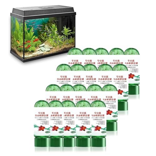 Leistungsstarke Aquarium-Wasserreinigungstablette, Wasserreinigungstabletten für Aquarien, Wasserfilter-Tabletten, entfernen alle Arten von Trübungen aus dem Wasser von Generisch