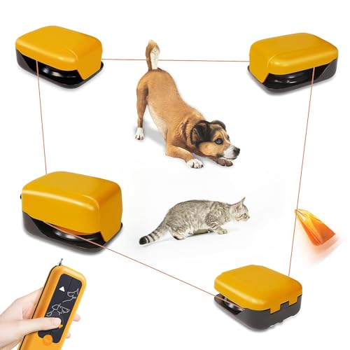 Lure Course Machine for Dogs Remote Control Chase Toy for Dogs Interactive Dog Enrichment Toy Agility Training Equipment for Dogs Pet Chase Toys von Generisch