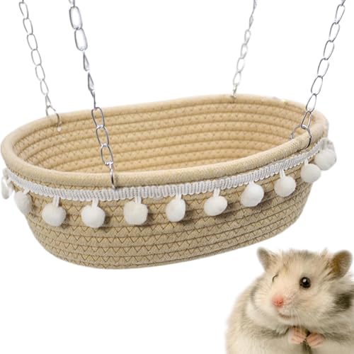 Meerschweinchen-Hängematte für Käfig, Frettchen-Hängematte für Käfig | Hamsterbett, Frettchenversteck, Chinchilla-Hängemattenkorb - Warme kleine hängende Hängematte, Frettchenkäfig-Zubehör für Eichhör Meerschweinchen-Hängematte für Käfig, Frettchen-Hängematte für Käfig | Hamsterbett, Frettchenversteck, Chinchilla-Hängemattenkorb - Warme kleine hängende Hängematte, Frettchenkäfig-Zubehör für Eichhör von Generisch