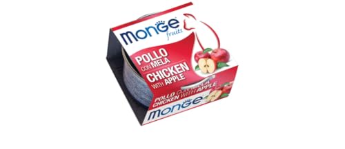 Monge Fruits Katzenfutter mit Hühnchen und Apfel, 80 g von Generisch