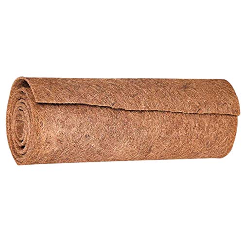 Natural Coco Liner - Coir Matting | Kokosnuss Coir Liner | Dicke und robuste Kokosnussfasermatte Kokos Ersatzkorb Kokosnussschalen Liner Matte für Pflanzer Körbe diiyy Moos Pole Garten Dekoration von Generisch