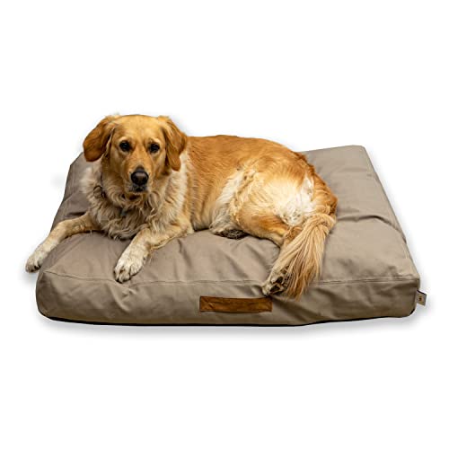 Nika Premium Hundekissen Hundebett wasserdicht - maschinenwaschbar - gemütlich - orthopädische Memory Foam Füllung (L) von generisch