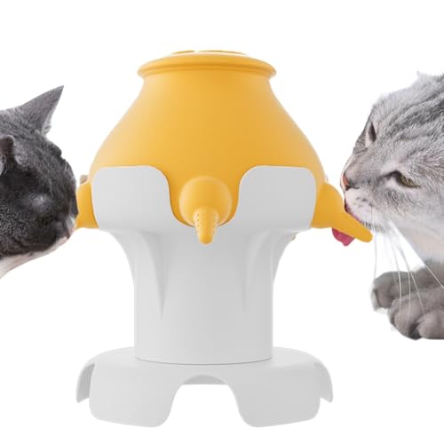 Nippel Puppy Feeder, Milch Ersatz Welpen Flaschen Feeder Haustier Milch Futternapf Waschbar Imitation Muttermilch Schnuller für mehrere Kätzchen Welpen Kleine Hunde und Katzen von Generisch